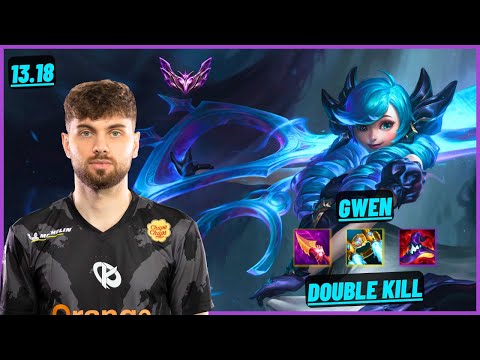 KC CINKROF: GWEN VS BEL’VETH (JGL) DOUBLE KILL - EUW MASTER - PATCH 13.18