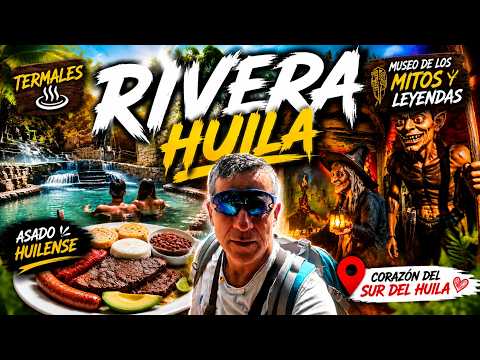 ¡RIVERA HUILA nos SORPRENDIÓ! 😱 Termales, Museo de Mitos y el Mejor Asado Huilense 🇨🇴