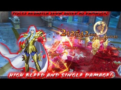 Saint Seiya: Awakening (KOTZ) - Pisces Albafica (LC) Slow Build As Damager! High Bleed + ST Damage!