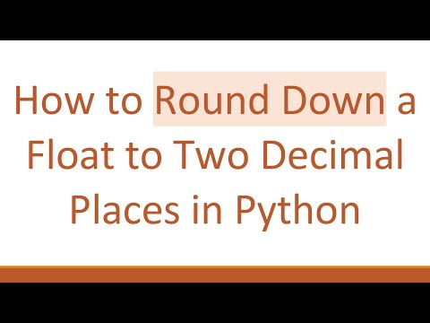 Python Float To Decimal Places