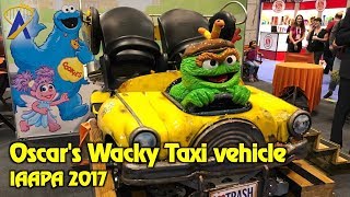 Oscar’s Wacky Taxi ride vehicle reveal at IAAPA 2017 - coming to Sesame Place