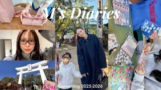 【日常Vlog】旅行と帰省で充実した10日間の冬の過ごし方⛄️👜イメチェン/グルメ/購入品紹介#vlog168