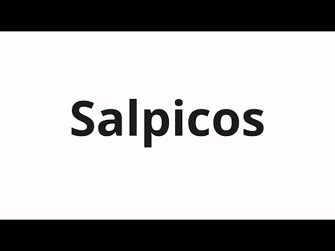 How to pronounce Salpicos