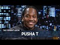 Pusha T Breaks Down The Difference Between Kanye West And Pharrell As Producers The Tonight Show