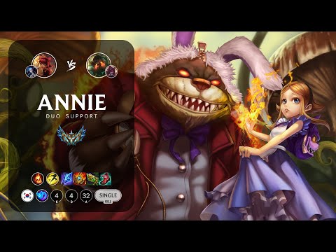 Annie Support vs Nautilus - KR Challenger Patch 13.5