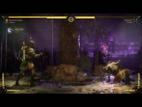 MK11 Kabal B12D2 (KB) 1-bar into restand (314 damage)