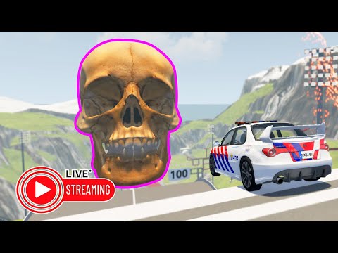 Giant Skull Island - Epic Cars High Speed Jump | Jean Daniel.