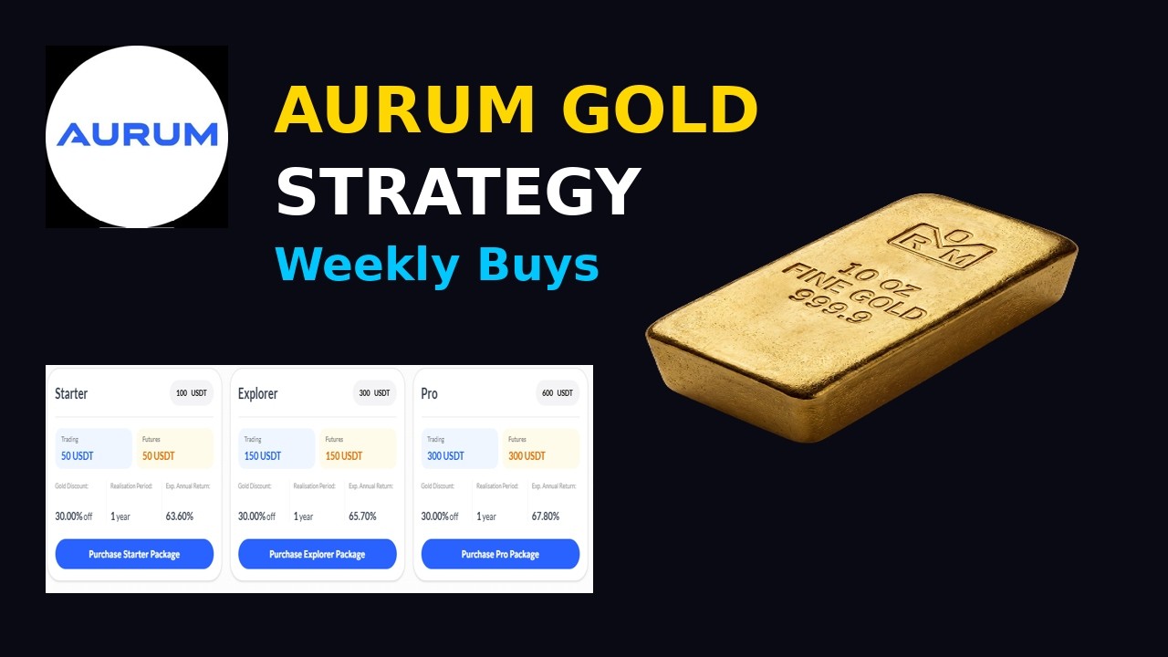 AURUM GOLD PACKAGES: My Weekly Wealth Plan (REAL UPDATE)
