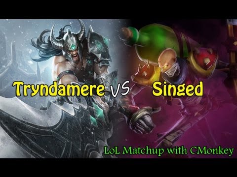 ► LoL Matchup - AP Tryndamere vs Singed [TOP]