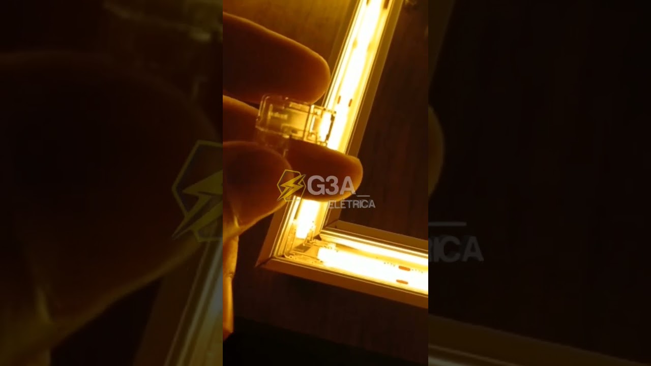 conector para curva na fita de led #dicas #dica #viral #saopaulo #shorts #short