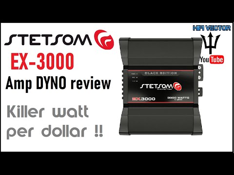 Stetsom EX3000 amp dyno review 3000 watt subwoofer amp