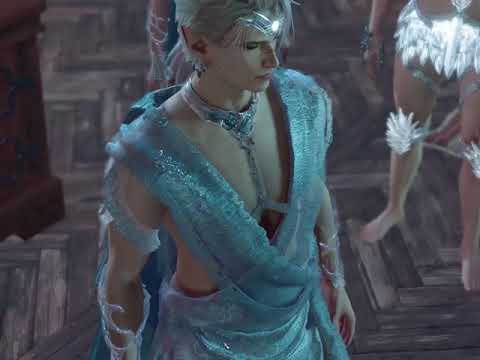 blue dress bg3 Baldur's Gate III Baldur s Gate 3 BG3 Shadowheart Wavemother's Robe Cosplay Costume Female / 3XL