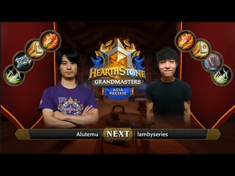 Alutemu vs lambyseries | 2021 Hearthstone Grandmasters Asia-Pacific | Top 8 | Season 1 | Week 1