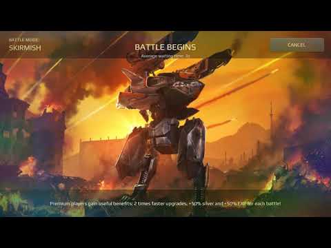 War Robots Skirmish Gamemode | Dragon Robots vs Pantheon Pack WR