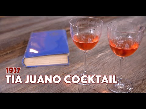 1937 Tia Juano Tequila Cocktail Cafe Royal Cocktail Book - Cocktails After Dark - Glen And Friends