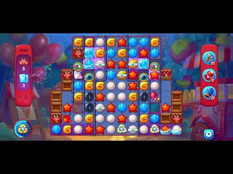 Fishdom 2962 - Hard Level (15+5 Moves)