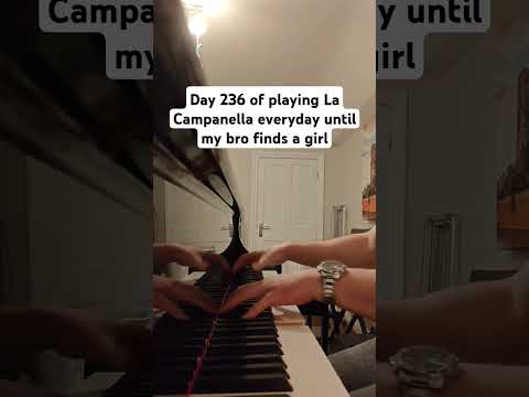 Day 236 of playing La Campanella #piano