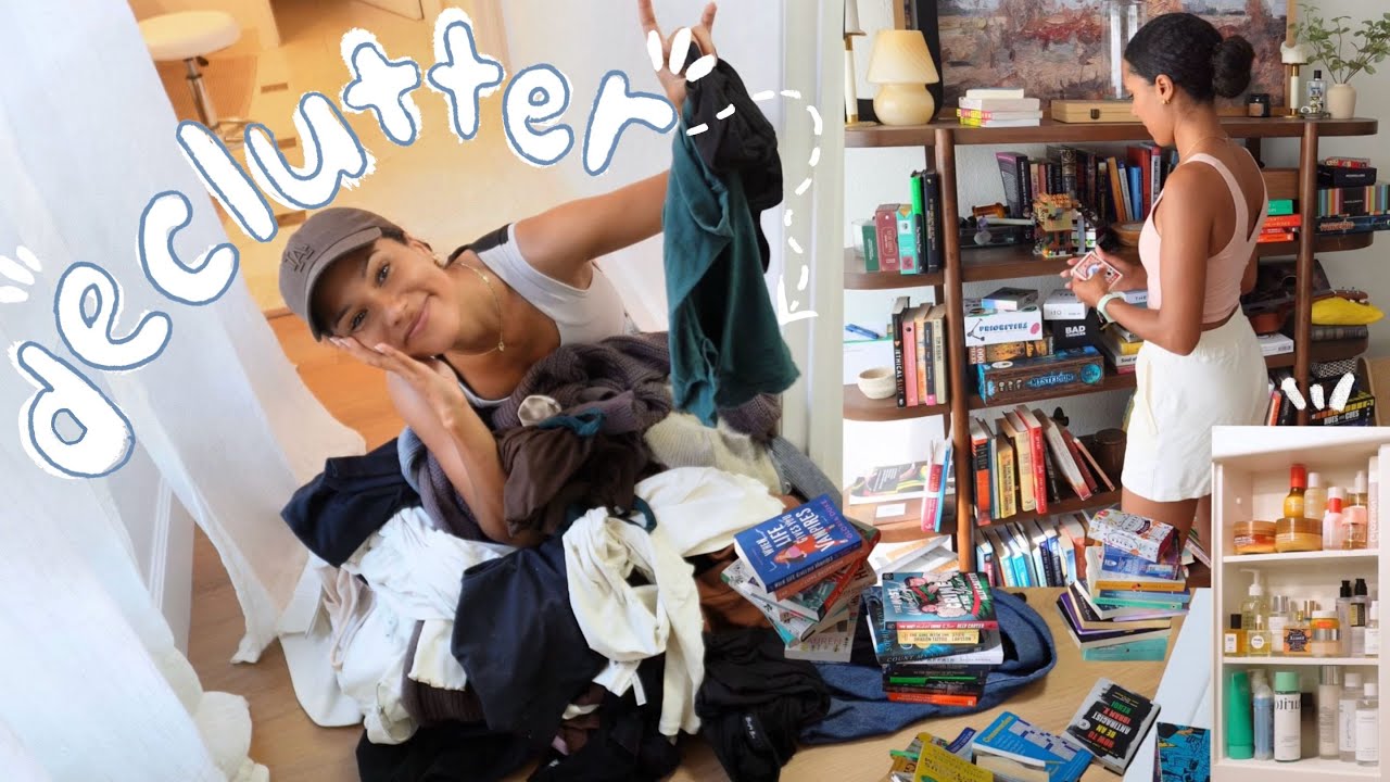 huge declutter and organization vlog ~ body double and reset with me