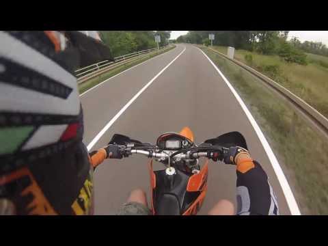 Kaffeefahrt KTM 625 SXC/SMC SuperMoto GoPro Hero3 incl. Wheelierekord