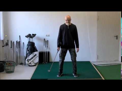 Der richtige Kniewinkel beim Golfschwung