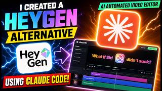 I Created A HeyGen & Hyperframes Alternative Using Claude Code! (AI Automated Video Editor)