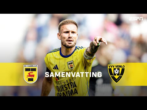 💪 STERK CAMBUUR slaat in EERSTE HELFT toe 💥 | Samenvatting SC Cambuur - VVV-Venlo