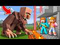 LÄSKIGA MONSTER Attackerar Vårat Hus I Minecraft
