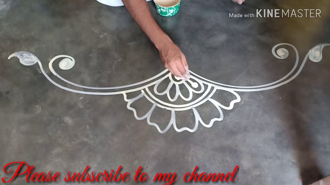 alpana rangoli design for doors by mukesh arts