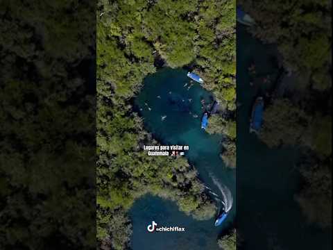 Cráter azul sayaxché, Petén Guatemala 📍🇬🇹😍 #guatemala #travel #chapinesenusa #petén #fypシ #parat