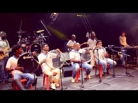 Sega Ravanne 2019 La Faya 3. Groupe AWA. Stop Criminalité Chanteur Lando Froid Nom d'artiste Ti Pel