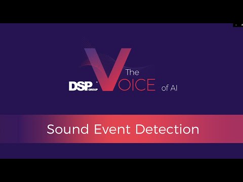 Sound Event Detection - DSP Group