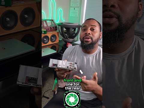 wiring speakers to a 4 channel amp with having a aftermarket radio #caraudioinstallation #caraudio