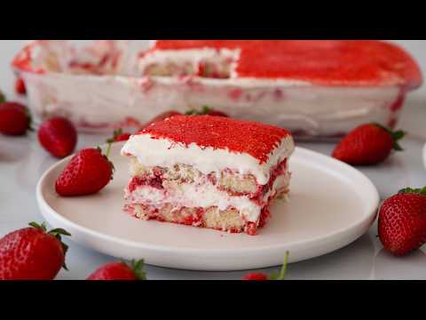 Watch Video: Strawberry Tiramisu Recipe