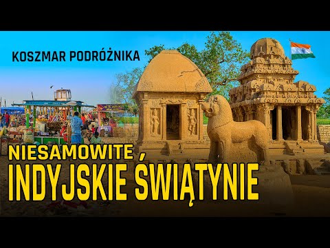 BEACHING IN GARBAGE and temples carved in rocks 🇮🇳 INDIA #07 MAHABALIPURAM