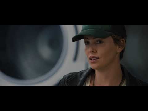 Dark Places trailer still of a nighttime farmhouse and flashing police lights