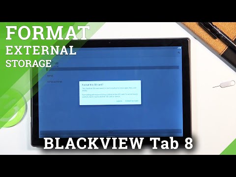 How to Format SD Card in BLACKVIEW Tab 8 – Delete Storage of Memory Card