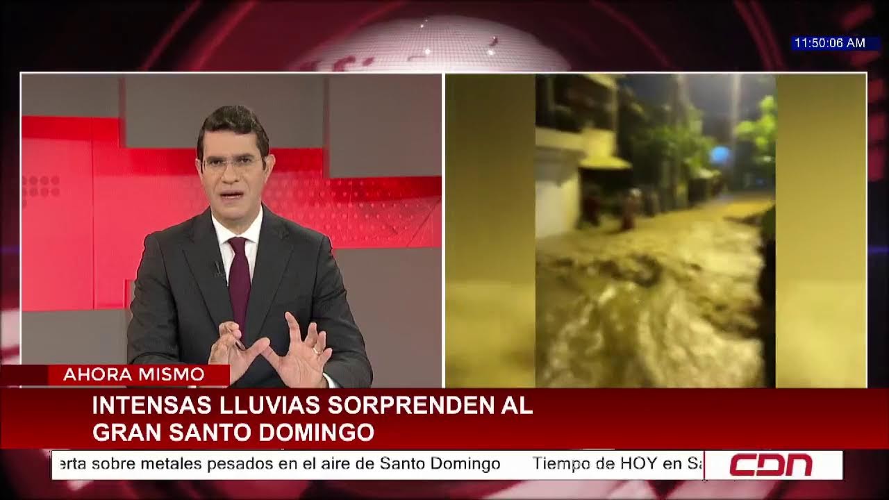 Fuertes lluvias sorprenden al Gran Santo Domingo | Despierta con CDN