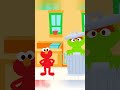 Elmo And Oscar Brain Games Guess Which Trash Can Shorts Sesamestreet Elmo