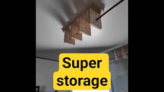 Stop wasting your workshop space. Do this instead. #workshopstorage, #clampstorage, #woodworking.