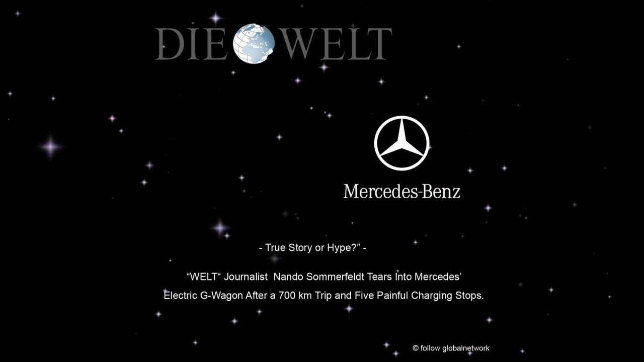 “JOURNALIST TEARS INTO MERCEDES’ ELECTRIC G-WAGON ON A 700KM TRIP & FIVE STOPS . #MercedesBenzGClass