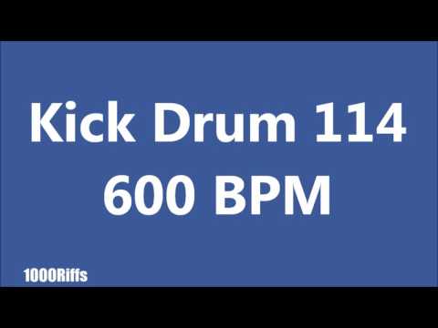 Kick Drum K114 : 600 BPM : Beats Per Minute