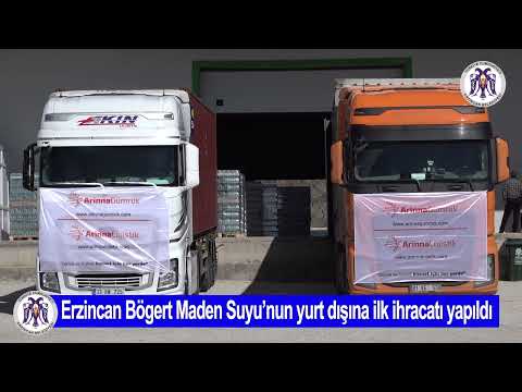 Maden Suyu’nun yurt dışına ilk ihracatı yapıldı.  24.02.2024