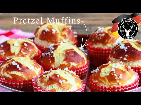 Oktoberfest Pretzel Muffins Recipe ✪ MyGerman.Recipes