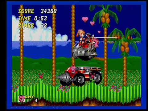 Sonic The Hedgehog 2: Pink Edition (quick gameplay footage) - BVGN