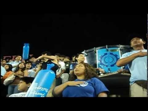"LA 12 PASION CANTANDO EL HIMNO NACIONAL - UCV vs TOLIMA" Barra: La 12 Pasion &bull; Club: Universidad César Vallejo