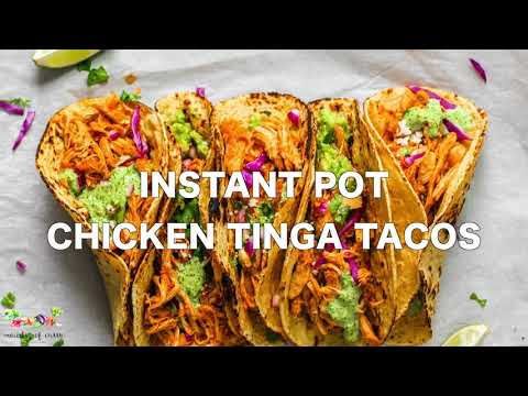 Instant Pot Chicken Tinga Tacos