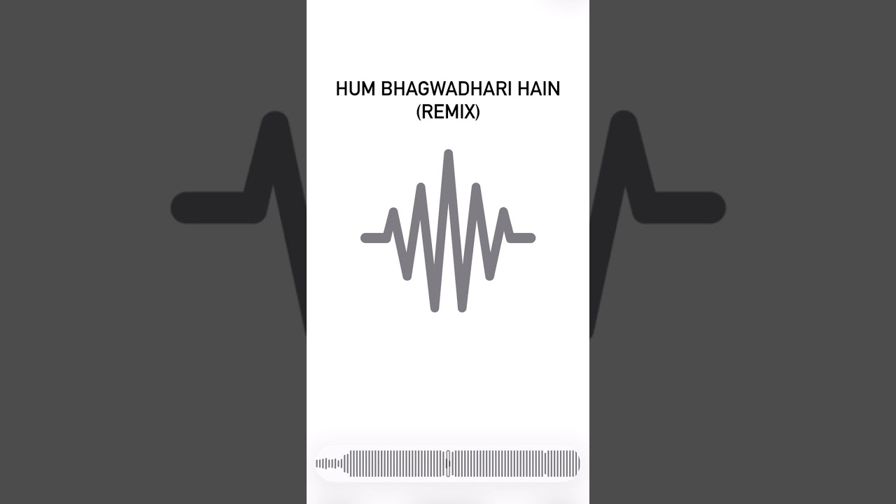 HUM BHAGWADHARI HAIN#ramix #jayshreeram