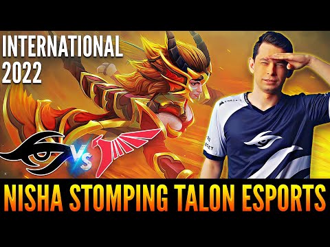 NISHA With LINA & Team SECRET Deleting TALON ESPORTS From The International 2022 | #TI11