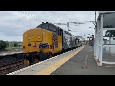 GBRF This time it’s personal, Day three Class 37425, 37407 pass Cardross.