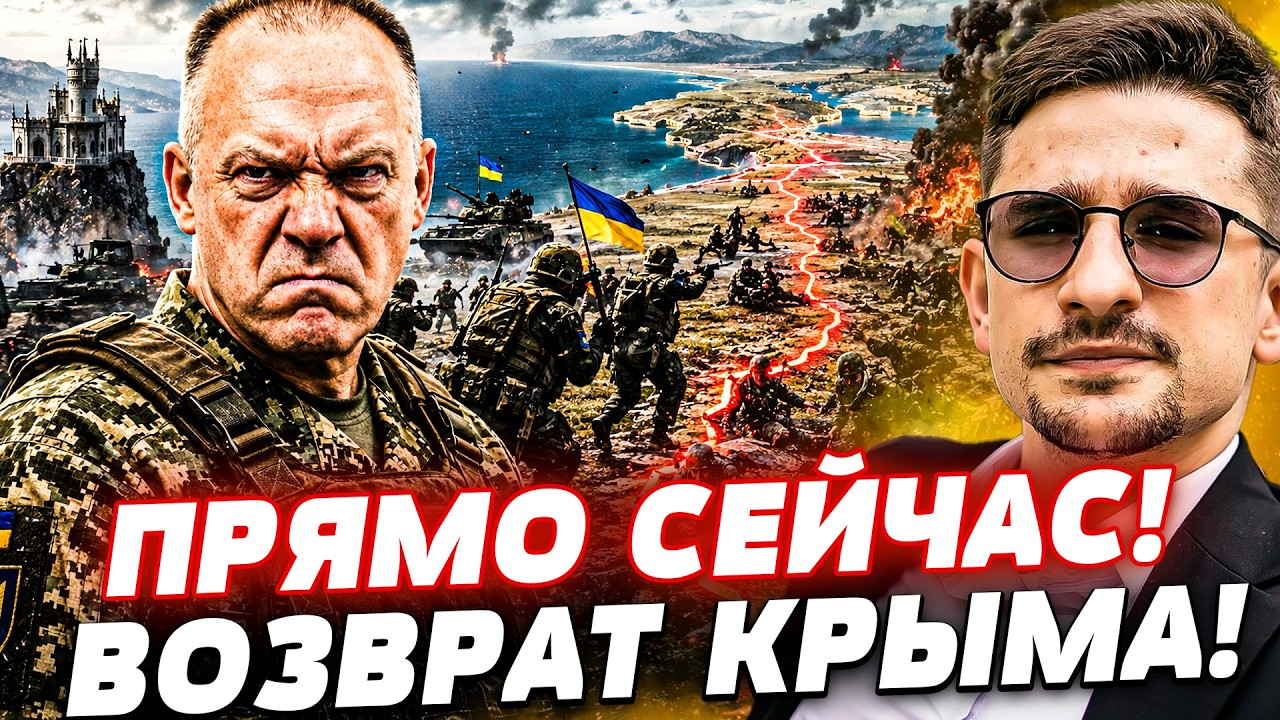💥5 МИНУТ НАЗАД! УКРАИНА ЗАБИРАЕТ СВОЁ! ВСУ ВОРВАЛИСЬ В КРЫМ! ПРИКАЗ СЫРСКОГО: